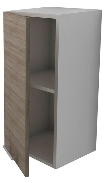 Corp haaus Lecce, 1 Usa, Stejar Sonoma Inchis/Alb, 30 x 30 x 65 cm