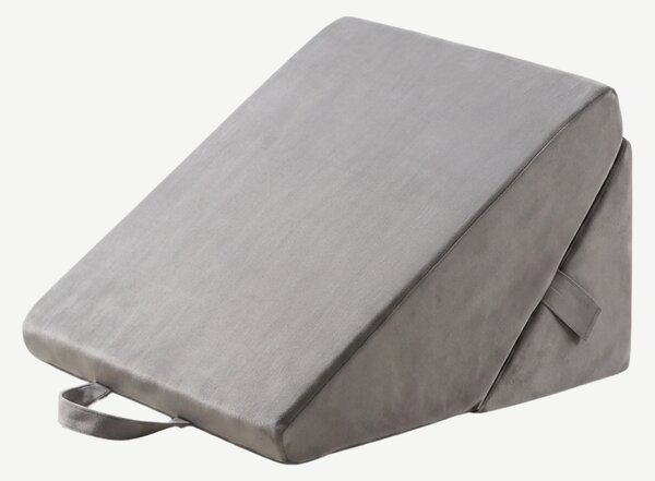 Perna sprijin inclinata reglabila 22-30 cm, memory foam, husa catifea