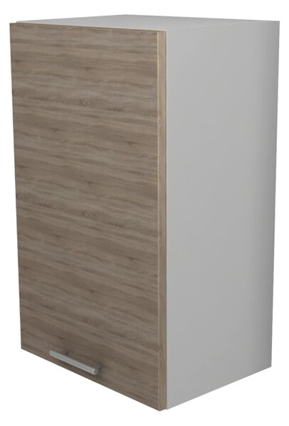 Corp haaus Lecce, 1 Usa, Stejar Sonoma Inchis/Alb, 40 x 30 x 65 cm