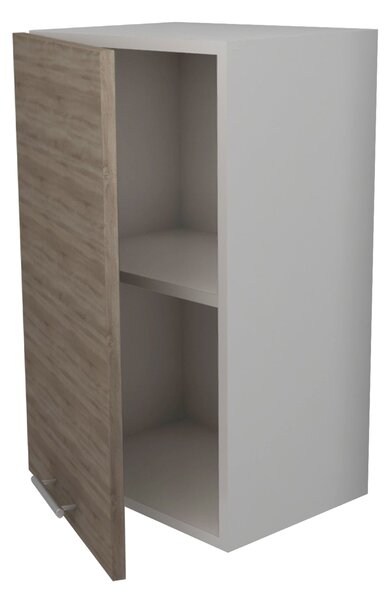 Corp haaus Lecce, 1 Usa, Stejar Sonoma Inchis/Alb, 40 x 30 x 65 cm
