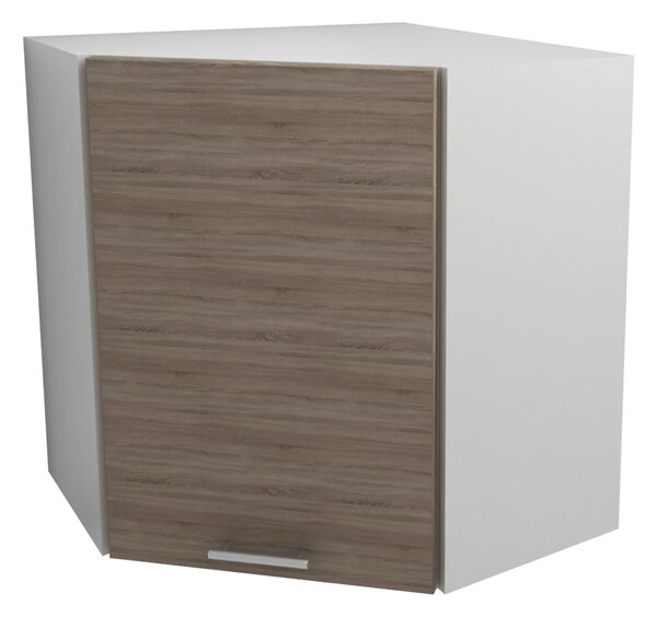 Corp haaus Lecce, Stejar Sonoma Inchis/Alb, 60 x 60 x 65 cm