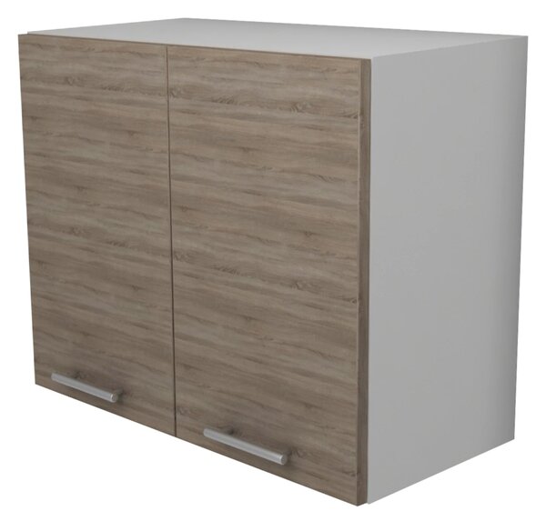 Corp haaus Lecce, Stejar Sonoma Inchis/Alb, 60 x 30 x 50 cm