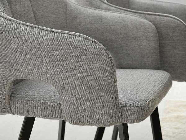 Scaun Carl (gri + negru). Promo -14%. 1111024