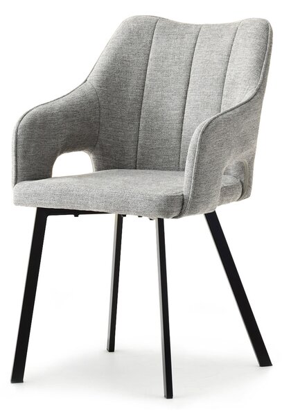 Scaun Carl (gri + negru). Promo -14%. 1111024