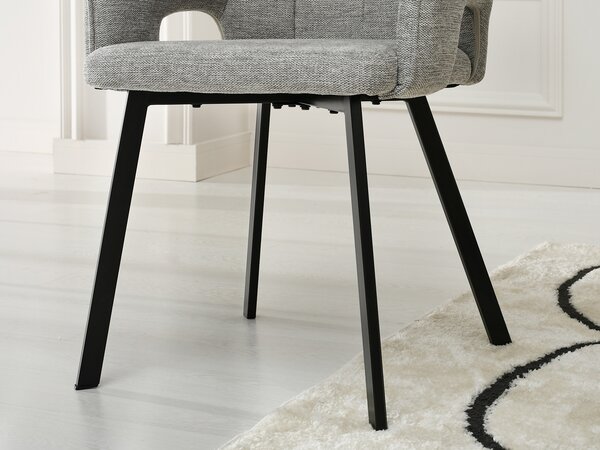 Scaun Carl (gri + negru). Promo -14%. 1111024