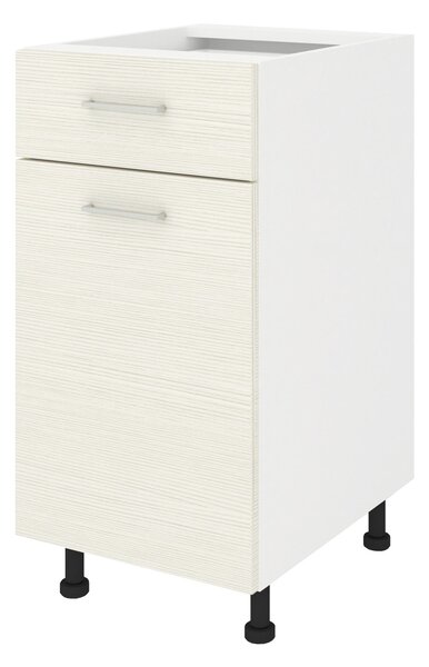 Corp haaus Lecce, 1 Sertar, 1 Usa, Larice/Alb, 40 x 50 x 80 cm