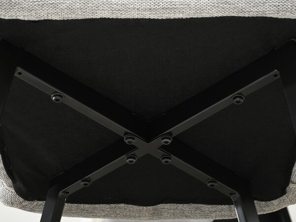 Scaun Carl (gri + negru). Promo -14%. 1111024