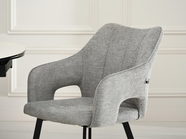 Scaun Carl (gri + negru). Promo -14%. 1111024