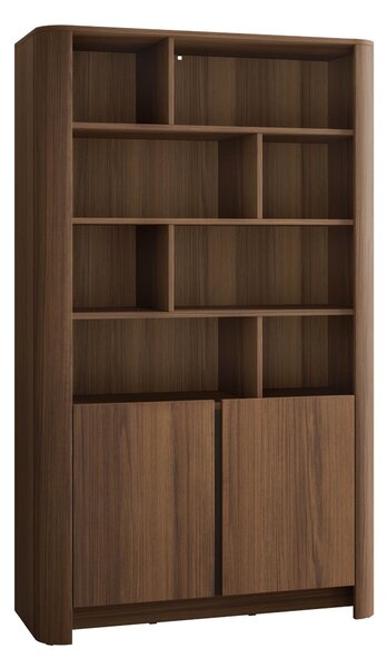 Raft Figal, Alun închis, Negru, PAL laminat, 170x103x39cm, 66 kg