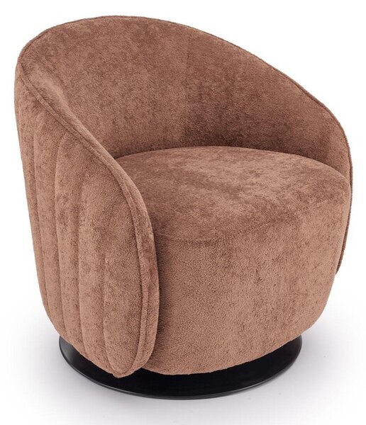 Fotoliu Houston 2128, Negru, Maro, Tapiterie, 70x72x67cm, 18.2 kg