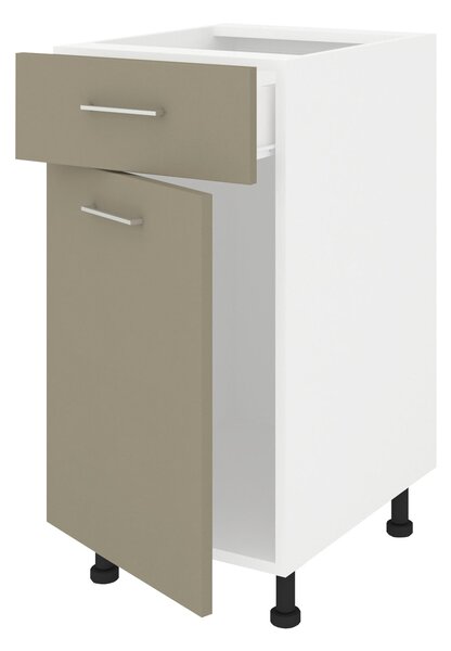 Corp haaus Lecce, 1 Sertar, 1 Usa, Taupe/Alb, 40 x 50 x 80 cm