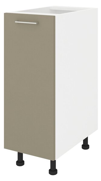 Corp haaus Lecce, 1 Usa, Taupe/Alb, 30 x 50 x 80 cm