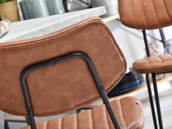 Scaun Hugo (maro + negru). Promo -12%. 1111075