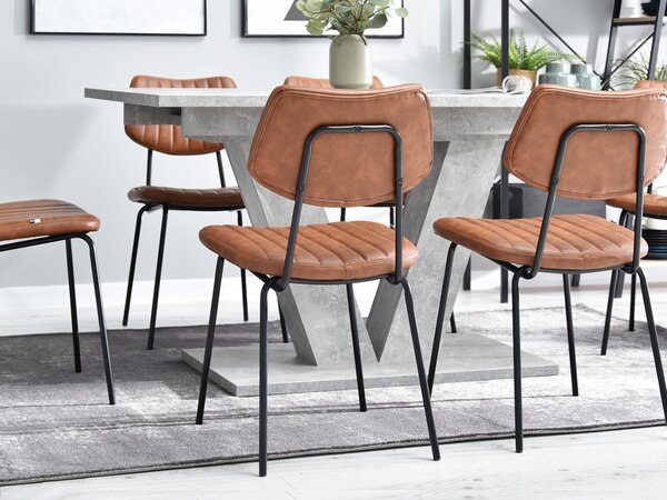 Scaun Hugo (maro + negru). Promo -12%. 1111075