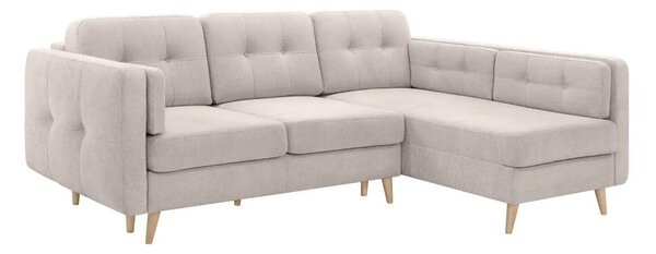 Colțar Boston 766, Funcția de dormit, Spațiu de depozitare, 228x175x85cm, 110 kg, Picioare: Lemn