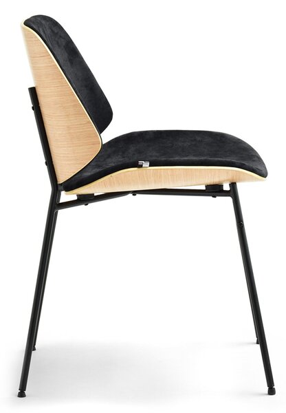 Scaun Jordan (stejar negru + negru). Promo -13%. 1111083