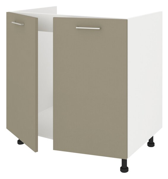 Corp haaus Lecce, 2 Usi, Taupe/Alb, 80 x 50 x 80 cm