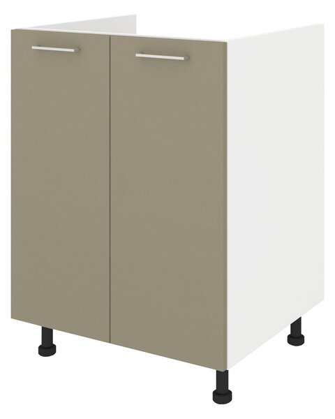Corp haaus Lecce, 2 Usi, Taupe/Alb, 60 x 50 x 80 cm