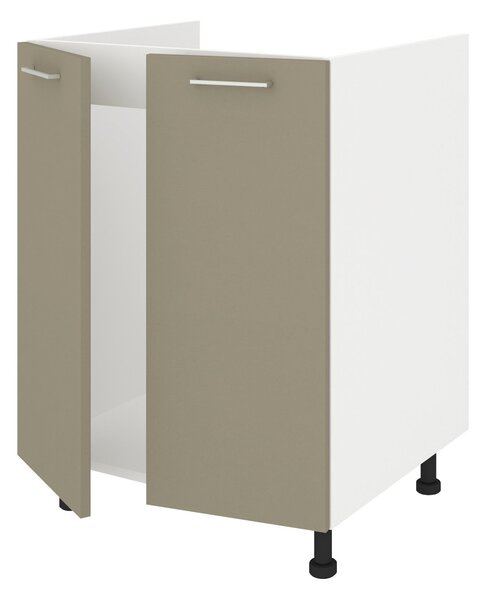 Corp haaus Lecce, 2 Usi, Taupe/Alb, 60 x 50 x 80 cm
