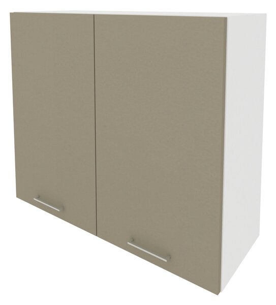 Corp haaus Lecce, 2 Usi, Taupe/Alb, 80 x 30 x 65 cm