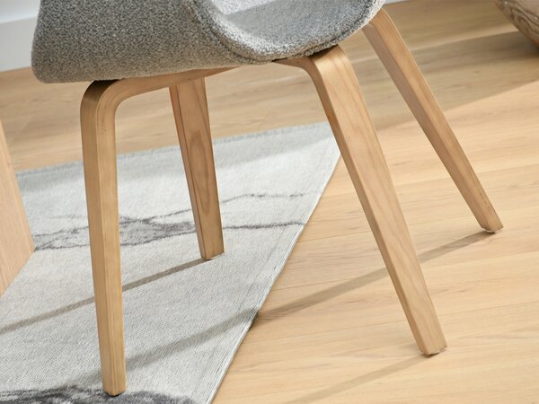 Scaun Kurt (stejar gri + stejar). Promo -13%. 1111098