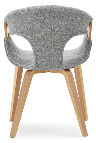 Scaun Kurt (stejar gri + stejar). Promo -13%. 1111098