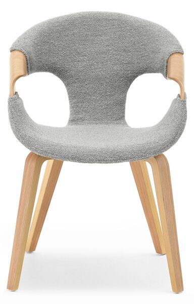 Scaun Kurt (stejar gri + stejar). Promo -13%. 1111098