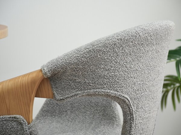 Scaun Kurt (stejar gri + stejar). Promo -13%. 1111098
