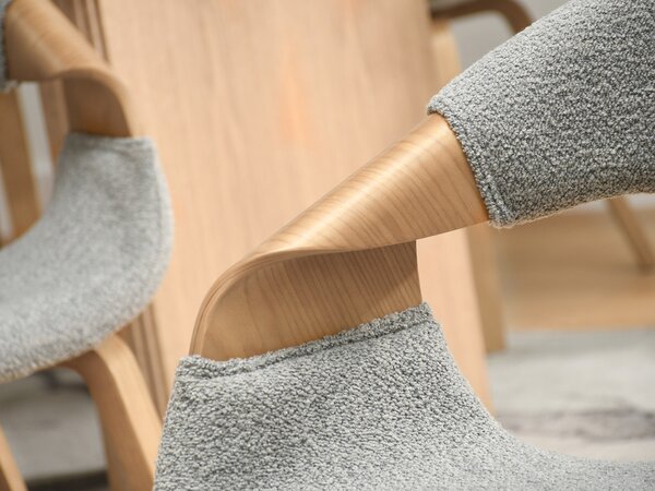 Scaun Kurt (stejar gri + stejar). Promo -13%. 1111098