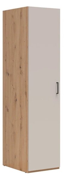 Raft Nudali 103, Stejar artizan, Negru, Cașmir, PAL laminat, 191x45x56cm, 48.4 kg