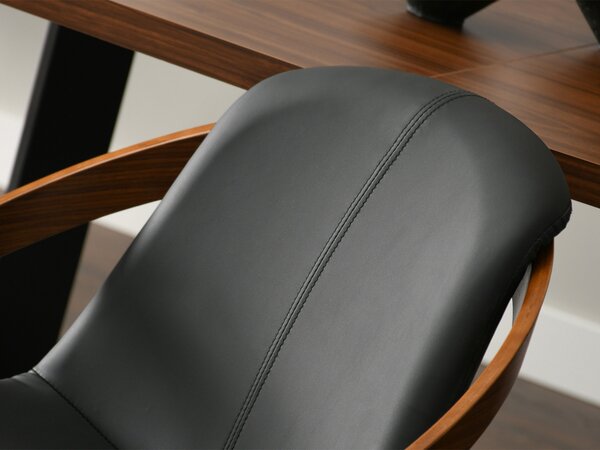 Scaun Lila K (negru + nuc). Promo -13%. 1111105