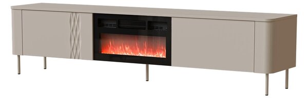 Comodă TV Tortesi 103, Cașmir, PAL laminat, MDF, 49x200x41cm