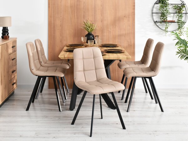 Scaun Luigo (bej + negru). Promo -13%. 1111119