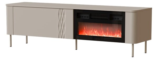 Comodă TV Tortesi 102, Cașmir, PAL laminat, MDF, 49x160x41cm