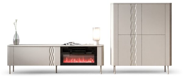 Set de living Tortesi 106, Cașmir, PAL laminat, MDF
