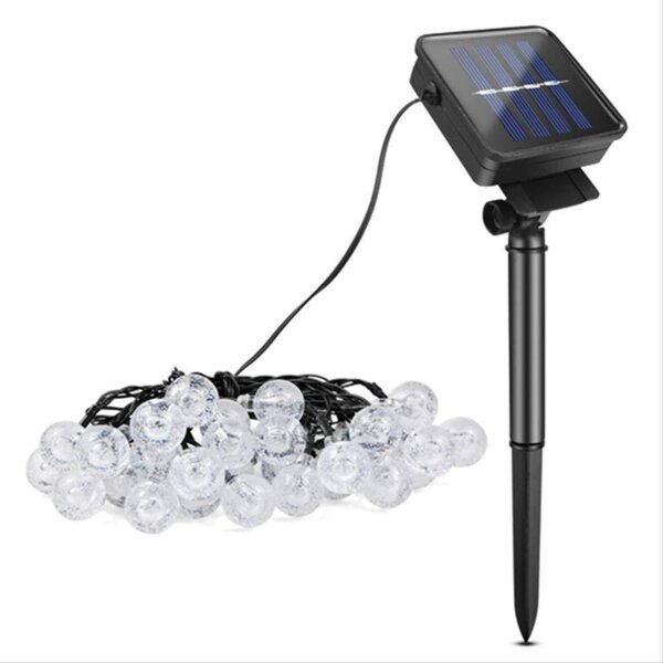 Instalatie solara 50 globulete LED, Alb rece