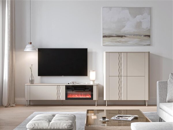 Set de living Tortesi 106, Cașmir, PAL laminat, MDF