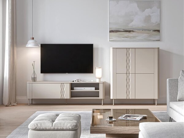 Set de living Tortesi 106, Cașmir, PAL laminat, MDF