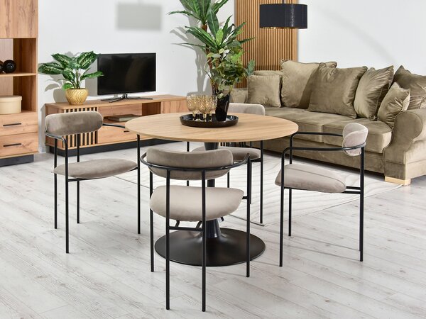 Scaun Magnus (bej + negru). Promo -12%. 1111140