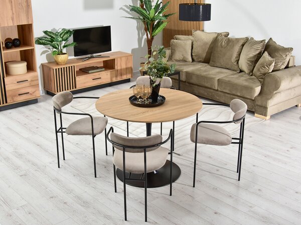 Scaun Magnus (bej + negru). Promo -12%. 1111140