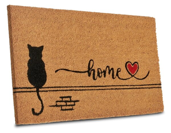 Covoraș de intrare din fibre de nucă de cocos 40x70 cm Kitty Home – Hanse Home