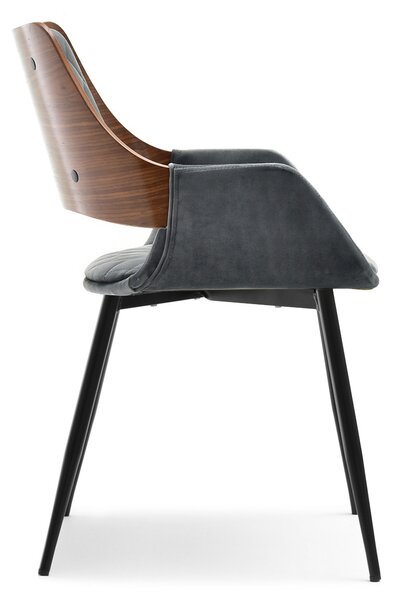 Scaun Morgana (gri + negru). Promo -14%. 1111198