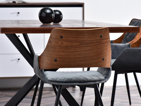 Scaun Morgana (gri + negru). Promo -14%. 1111198