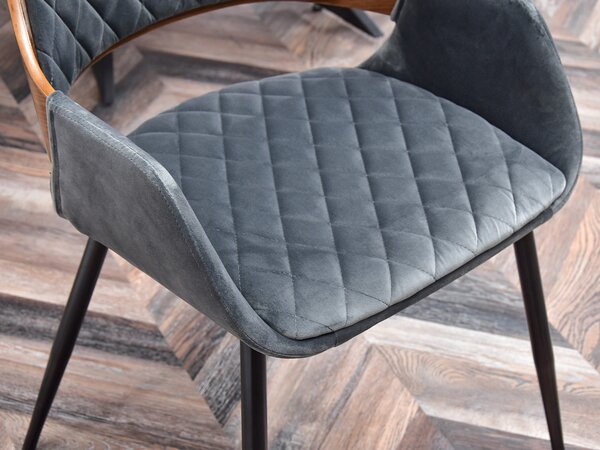 Scaun Morgana (gri + negru). Promo -14%. 1111198