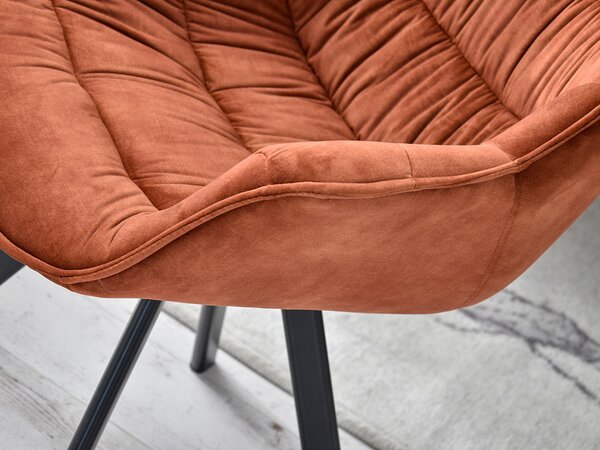Scaun Nina (cupru + negru). Promo -15%. 1111202