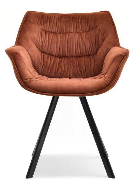 Scaun Nina (cupru + negru). Promo -15%. 1111202