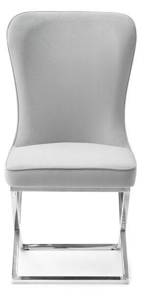 Scaun Noah (gri + crom). Promo -14%. 1111210