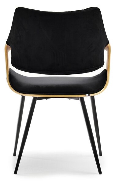 Scaun Rolf K (stejar negru + negru). Promo -14%. 1111252