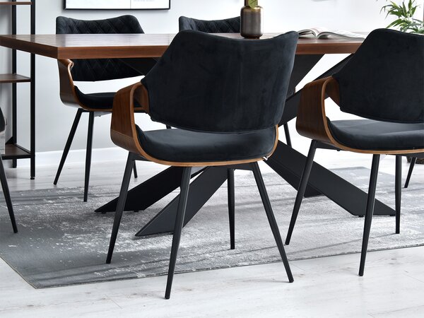 Scaun Rolf K (nuc închis + negru). Promo -14%. 1111255