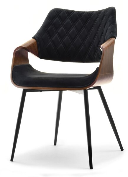 Scaun Rolf K (nuc închis + negru). Promo -14%. 1111255